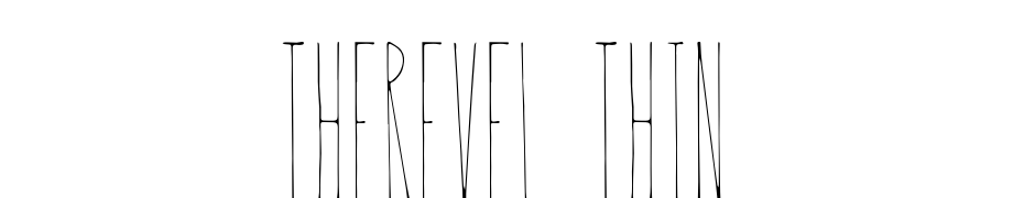 Therevel Thin Font Download Free